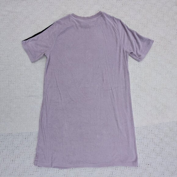 Adidas T-shirt Dress Knit Terry Cloth Size L - Picture 3 of 7